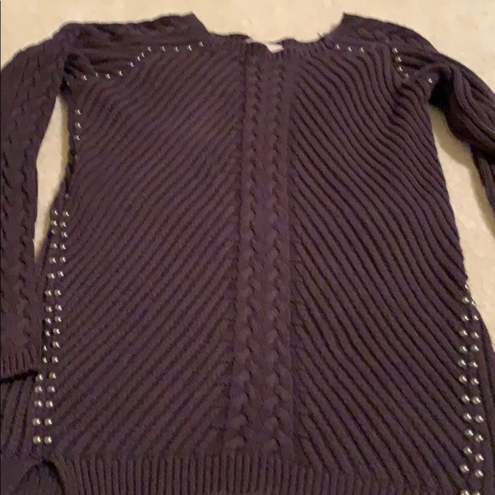 Gray winter sweater